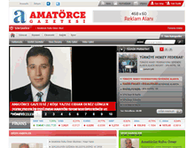 Tablet Screenshot of amatorcegazetesi.com